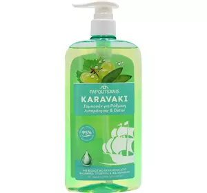 Karavaki шампунь Papoutsanis Oil Balance & Detox Shampoo для жирного волосся (з дозатором), 600мл