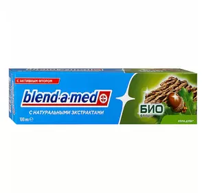 Зубна паста Blend a Med Био Фтор (кора дуба), 100 мл