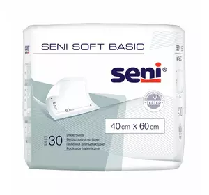 Пелюшки SENI SOFT BASIC (40x60 см) 30шт.