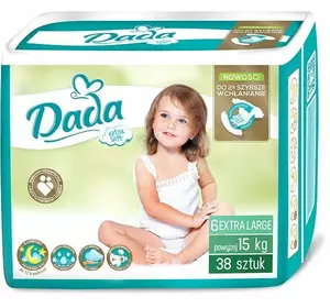 Підгузники дитячі Dada Extra Soft (6) Extra Large 15+ кг, 38шт.