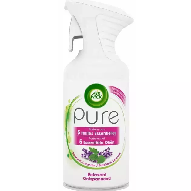 Спрей-освіжувач повітря Air Wick Pure Пачулі і Лаванда 250 мл