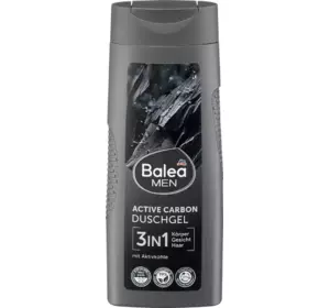 Чоловічий гель для душу, обличчя і шампунь Balea Active Carbon, 300 мл Чоловічий гель для душу, обличчя і шампунь Balea Active Carbon, 300 мл