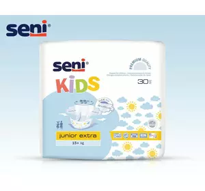 Підгузники для дітей старшого віку Seni Kids junior extra (30 шт.) Підгузники для дітей старшого віку Seni Kids junior extra (30 шт.)