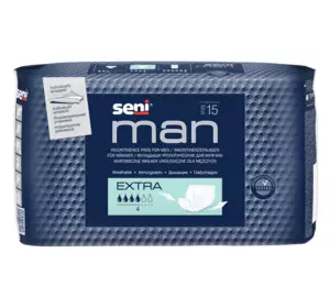 Урологічні прокладки SENI MAN EXTRA 15шт. Урологічні прокладки SENI MAN EXTRA 15шт.