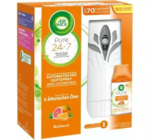 Автоматичний освіжувач повітря (набір) Air Wick Freshmatic Pure Апельсин та Грейпфрут, 250мл Автоматичний освіжувач повітря (набір) Air Wick Freshmatic Pure Апельсин та Грейпфрут, 250мл