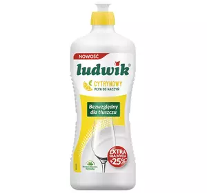 Засіб для миття посуду Ludwik Лимон 900 мл Засіб для миття посуду Ludwik Лимон 900 мл