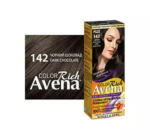 Крем-фарба для волосся "ЕКМІ-КОЛОР" AVENA 142 Чорний шоколад Крем-фарба для волосся "ЕКМІ-КОЛОР" AVENA 142 Чорний шоколад