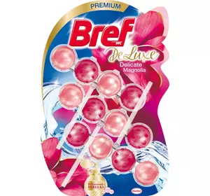 Твердий туалетний блок для унітазу Bref De Luxe Ніжна магнолія 3 шт х 50 г Твердий туалетний блок для унітазу Bref De Luxe Ніжна магнолія 3 шт х 50 г