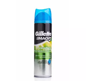 Гель для гоління Gillette Mach3 Complete Defense Sensitive 200мл Гель для гоління Gillette Mach3 Complete Defense Sensitive 200мл