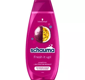 Шампунь Schauma Fresh it up! з екстрактом маракуї для жирних коренів та сухих кінчиків 400 мл Шампунь Schauma Fresh it up! з екстрактом маракуї для жирних коренів та сухих кінчиків 400 мл