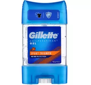 Гелевий дезодорант-антиперспірант Gillette Sport Triumph 70 мл Гелевий дезодорант-антиперспірант Gillette Sport Triumph 70 мл
