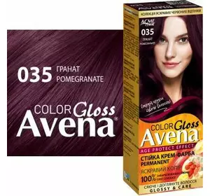 Крем-фарба для волосся "ЕКМІ-КОЛОР" AVENA 035 Гранат Крем-фарба для волосся "ЕКМІ-КОЛОР" AVENA 035 Гранат