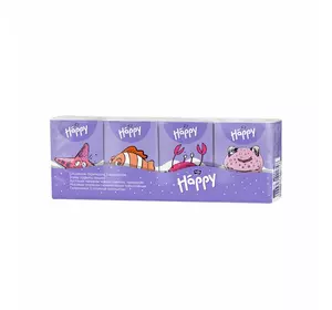 Хустинки паперові носові гігієнічні, тришарові Bella Baby Happy (9x8 шт.) Хустинки паперові носові гігієнічні, тришарові Bella Baby Happy (9x8 шт.)