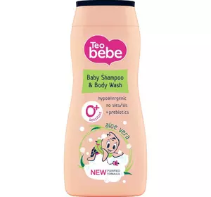 Дитячий шампунь і гель для душу TEO Bebe Aloe, 200мл Дитячий шампунь і гель для душу TEO Bebe Aloe, 200мл
