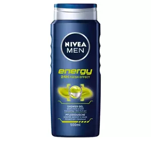 Гель для душу чоловічий Nivea Men Energy освіжаючий 500 мл Гель для душу чоловічий Nivea Men Energy освіжаючий 500 мл