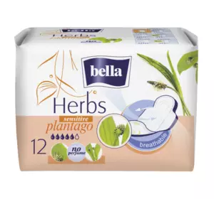 Прокладки гігієнічні BELLA Herbs sensitive plantago (12 шт) Прокладки гігієнічні BELLA Herbs sensitive plantago (12 шт)