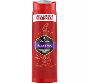 Гель для душу + шампунь Old Spice 3-в-1 Rockstar 400 мл Гель для душу + шампунь Old Spice 3-в-1 Rockstar 400 мл