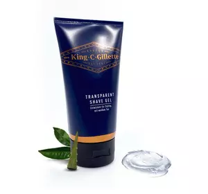 Гель для гоління Gillette King C. Transparent Shave Gel (заспокійливий), 150мл Гель для гоління Gillette King C. Transparent Shave Gel (заспокійливий), 150мл