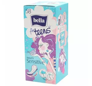Прокладки гігієнічні щоденні BELLA FOR TEENS SENSITIVE 58 (58шт.) Прокладки гігієнічні щоденні BELLA FOR TEENS SENSITIVE 58 (58шт.)