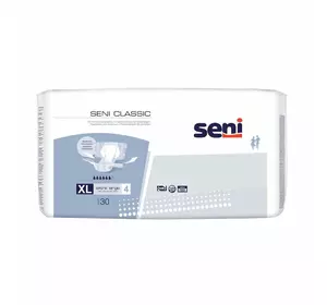 Підгузки для дорослих SENI CLASSIC Extra large (4) 30шт. Підгузки для дорослих SENI CLASSIC Extra large (4) 30шт.