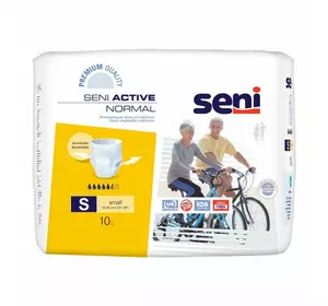 Поглинаючі труси для дорослих SENI ACTIVE Normal small (1) 10шт. Поглинаючі труси для дорослих SENI ACTIVE Normal small (1) 10шт.
