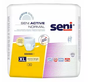 Поглинаючі труси для дорослих SENI ACTIVE Normal extra large (4) 30шт. Поглинаючі труси для дорослих SENI ACTIVE Normal extra large (4) 30шт.