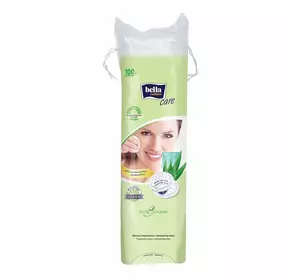 ВАТНІ ДИСКИ КРУГЛІ BELLA Cotton Care з екстрактом алоє 100 шт ВАТНІ ДИСКИ КРУГЛІ BELLA Cotton Care з екстрактом алоє 100 шт