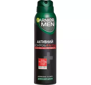 Антиперспірант Garnier Men Mineral Активний контроль+ спрей 150 мл Антиперспірант Garnier Men Mineral Активний контроль+ спрей 150 мл