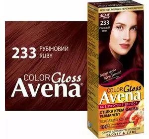 Крем-фарба для волосся "ЕКМІ-КОЛОР" AVENA 233 Рубіновий Крем-фарба для волосся "ЕКМІ-КОЛОР" AVENA 233 Рубіновий