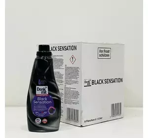 Гель для прання Denkmit Black Sensation для чорних речей 40 прань, 1 л Гель для прання Denkmit Black Sensation для чорних речей 40 прань, 1 л