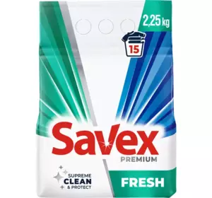 Пральний порошок Savex Premium Fresh 2.25 кг Пральний порошок Savex Premium Fresh 2.25 кг