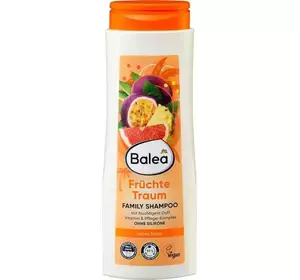 Сімейний шампунь для будь-якого волосся Balea Family Shampoo Früchte Traum Mit Fruchtigem Duft 500 мл з ароматом маракуї Сімейний шампунь для будь-якого волосся Balea Family Shampoo Früchte Traum Mit Fruchtigem Duft 500 мл з ароматом маракуї