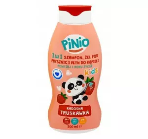 Pinio дитячий шампунь 3в1 500мл. Полуниця Pinio дитячий шампунь 3в1 500мл. Полуниця