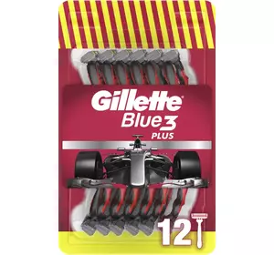 Одноразові станки для гоління (Бритви) чоловічі Gillette Blue3 Plus Nitro 12 шт Одноразові станки для гоління (Бритви) чоловічі Gillette Blue3 Plus Nitro 12 шт