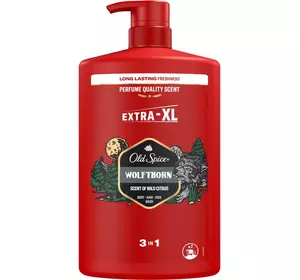 Гель для душу + шампунь Old Spice Wolfthorn 3-в-1 1 л Гель для душу + шампунь Old Spice Wolfthorn 3-в-1 1 л