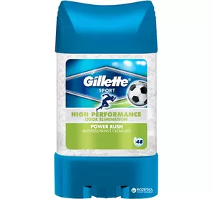 Гелевий дезодорант - антиперспірант Gillette Power Rush 70 мл Гелевий дезодорант - антиперспірант Gillette Power Rush 70 мл