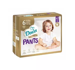 Підгузники-трусики дитячі Dada Extra Care PANTS Extra Large (6) 16+ кг, 38шт. Підгузники-трусики дитячі Dada Extra Care PANTS Extra Large (6) 16+ кг, 38шт.