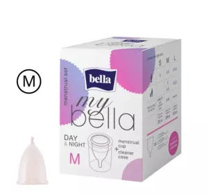 Менструальна чаша my BELLA та контейнер для зберігання і чищення medium Менструальна чаша my BELLA та контейнер для зберігання і чищення medium