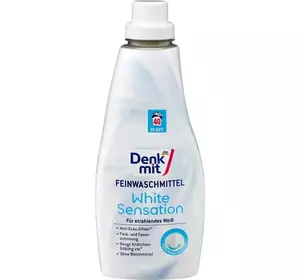 Засіб для прання Denkmit для білих речей White Sensation 1 л (40 прань) Засіб для прання Denkmit для білих речей White Sensation 1 л (40 прань)