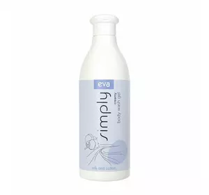EVA SIMPLY Гель - крем для миття тіла з шовком і бавовною (500 мл) EVA SIMPLY Гель - крем для миття тіла з шовком і бавовною (500 мл)