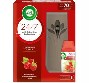 Автоматичний освіжувач повітря (набір) Air Wick Freshmatic Лісові Ягоди, 250мл Автоматичний освіжувач повітря (набір) Air Wick Freshmatic Лісові Ягоди, 250мл