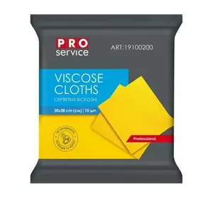 PRO service серветки віскозні, 30х38, 10 шт PRO service серветки віскозні, 30х38, 10 шт