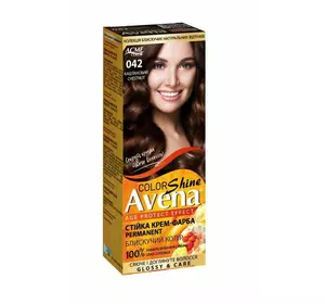 Крем-фарба для волосся "ЕКМІ-КОЛОР" AVENA 042 Каштановий Крем-фарба для волосся "ЕКМІ-КОЛОР" AVENA 042 Каштановий