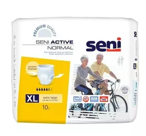 Поглинаючі труси для дорослих SENI ACTIVE Normal extra large (4) 10шт. Поглинаючі труси для дорослих SENI ACTIVE Normal extra large (4) 10шт.