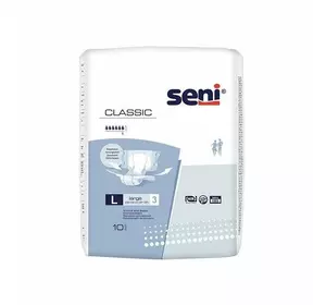 Підгузки для дорослих SENI CLASSIC Large (3) 10шт. Підгузки для дорослих SENI CLASSIC Large (3) 10шт.