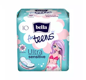 Гігієнічні прокладки BELLA FOR TEENS ULTRA SENSITIVE (10шт) Гігієнічні прокладки BELLA FOR TEENS ULTRA SENSITIVE (10шт)