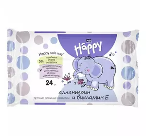Вологі серветки для дітей bella HAPPY Delicate 24 шт. Вологі серветки для дітей bella HAPPY Delicate 24 шт.