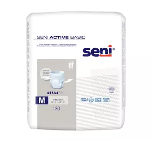 Поглинаючі труси для дорослих SENI ACTIVE BASIC medium (2) 30шт. Поглинаючі труси для дорослих SENI ACTIVE BASIC medium (2) 30шт.