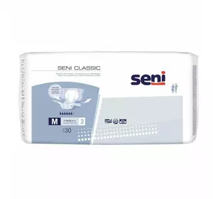 Підгузки для дорослих SENI CLASSIC Medium (2) 30шт. Підгузки для дорослих SENI CLASSIC Medium (2) 30шт.