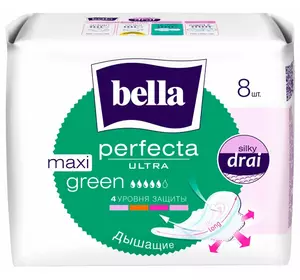 Гигиэнические прокладки BELLA PERFECTA ULTRA MAXI Green (8шт) Гигиэнические прокладки BELLA PERFECTA ULTRA MAXI Green (8шт)